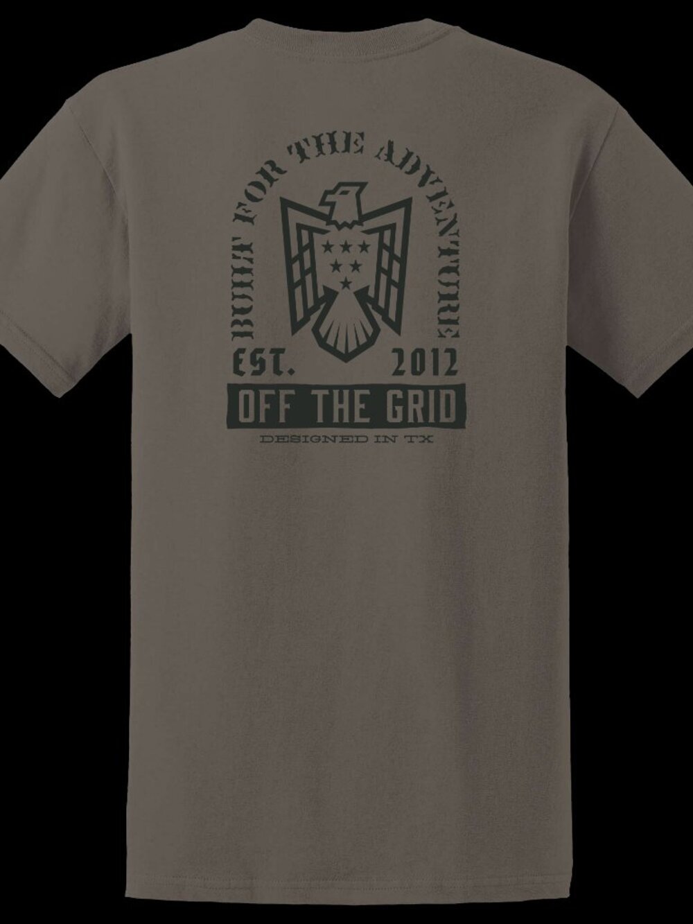 Off The Grid Surplus Soaring Eagle Tee - Praire Dust